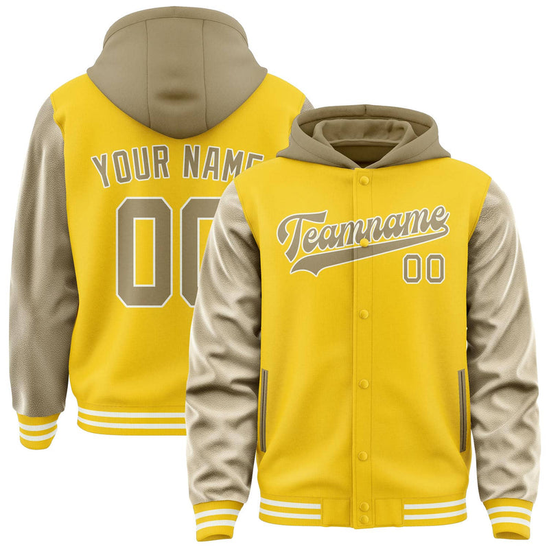 Maßgeschneidertes Gold Hellkhaki Jacke JA303025301818252518