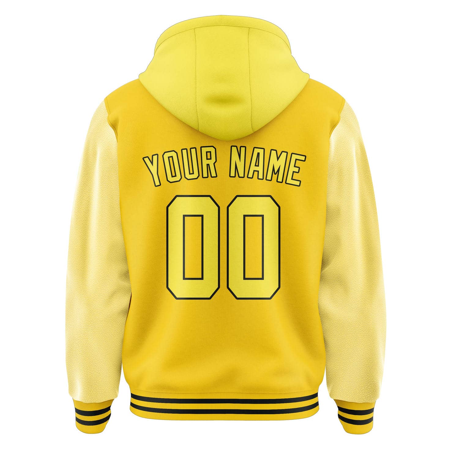 Maßgeschneidertes Gold Blassgelb Jacke