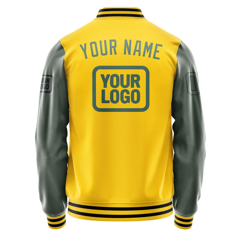 Maßgeschneidertes Gold Blaugrün Jacke JA303027301717272717