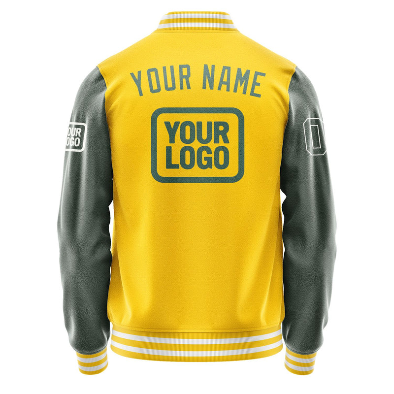 Maßgeschneidertes Gold Blaugrün Jacke JA303027301818272718