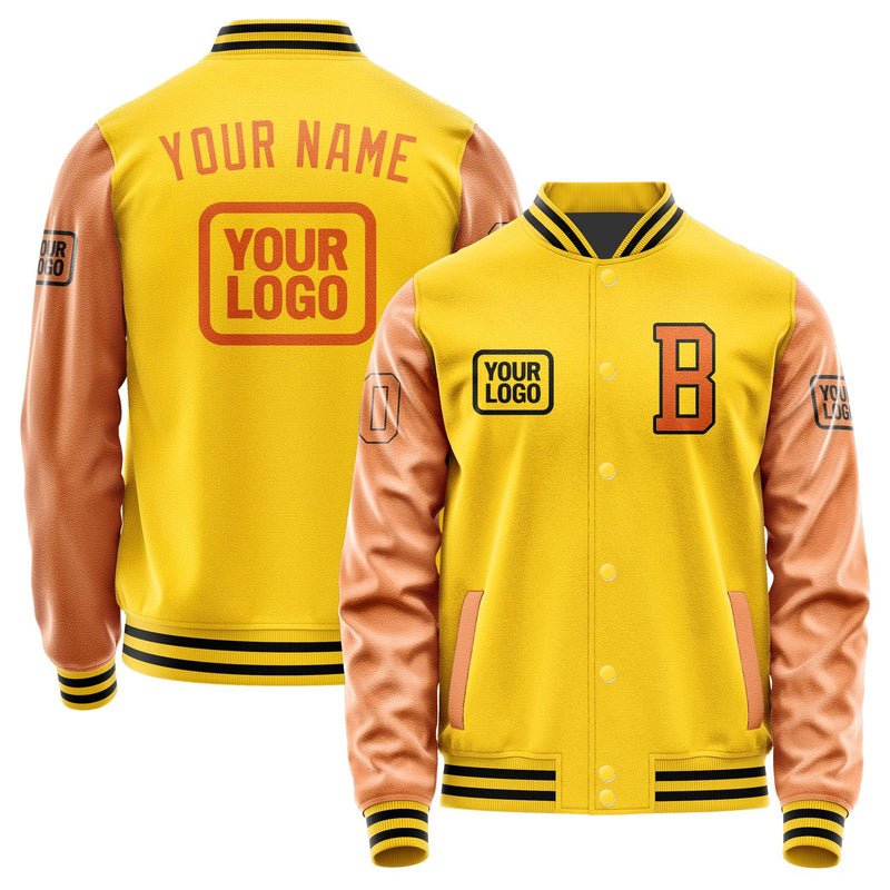 Maßgeschneidertes Gold Orange Jacke JA303028301717282817