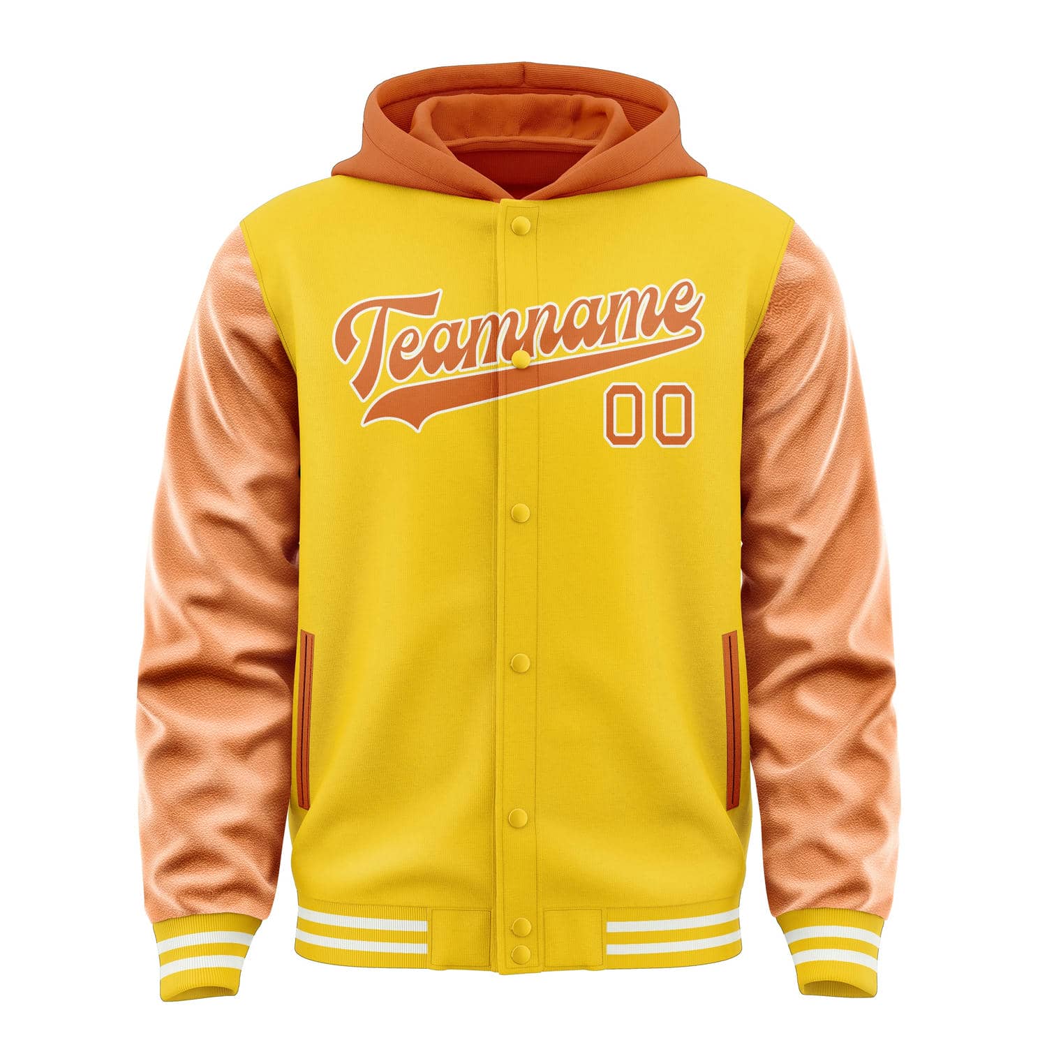 Maßgeschneidertes Gold Orange Jacke