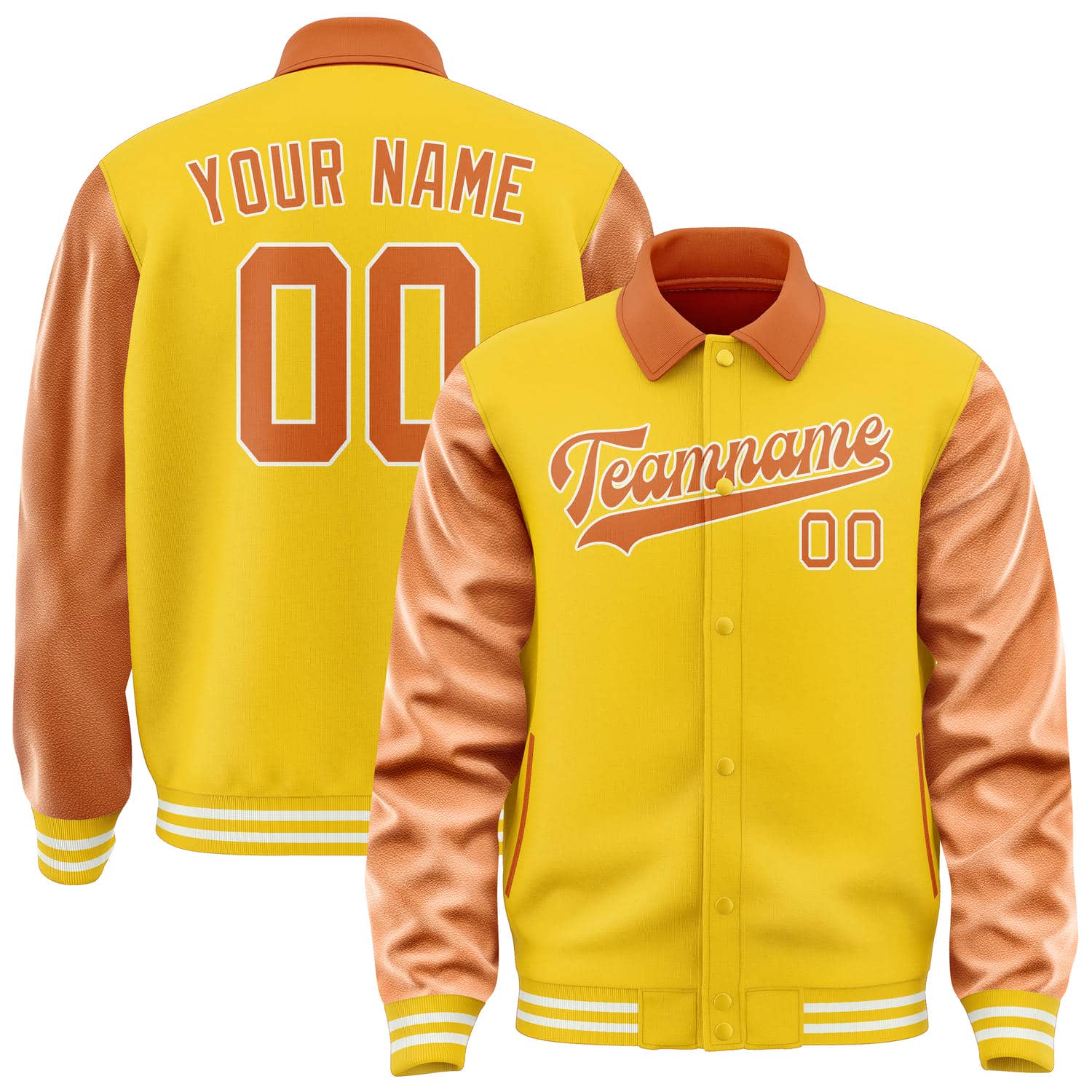 Maßgeschneidertes Gold Orange Jacke JA303028301818282818