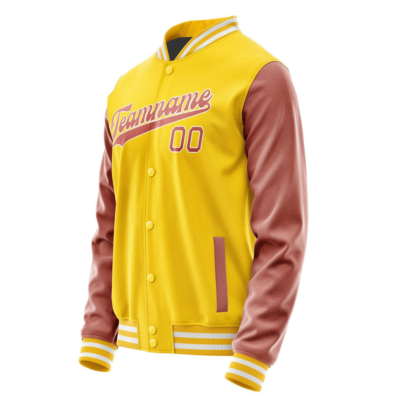 Maßgeschneidertes Gold Kupferrose Jacke JA3030293018B31829