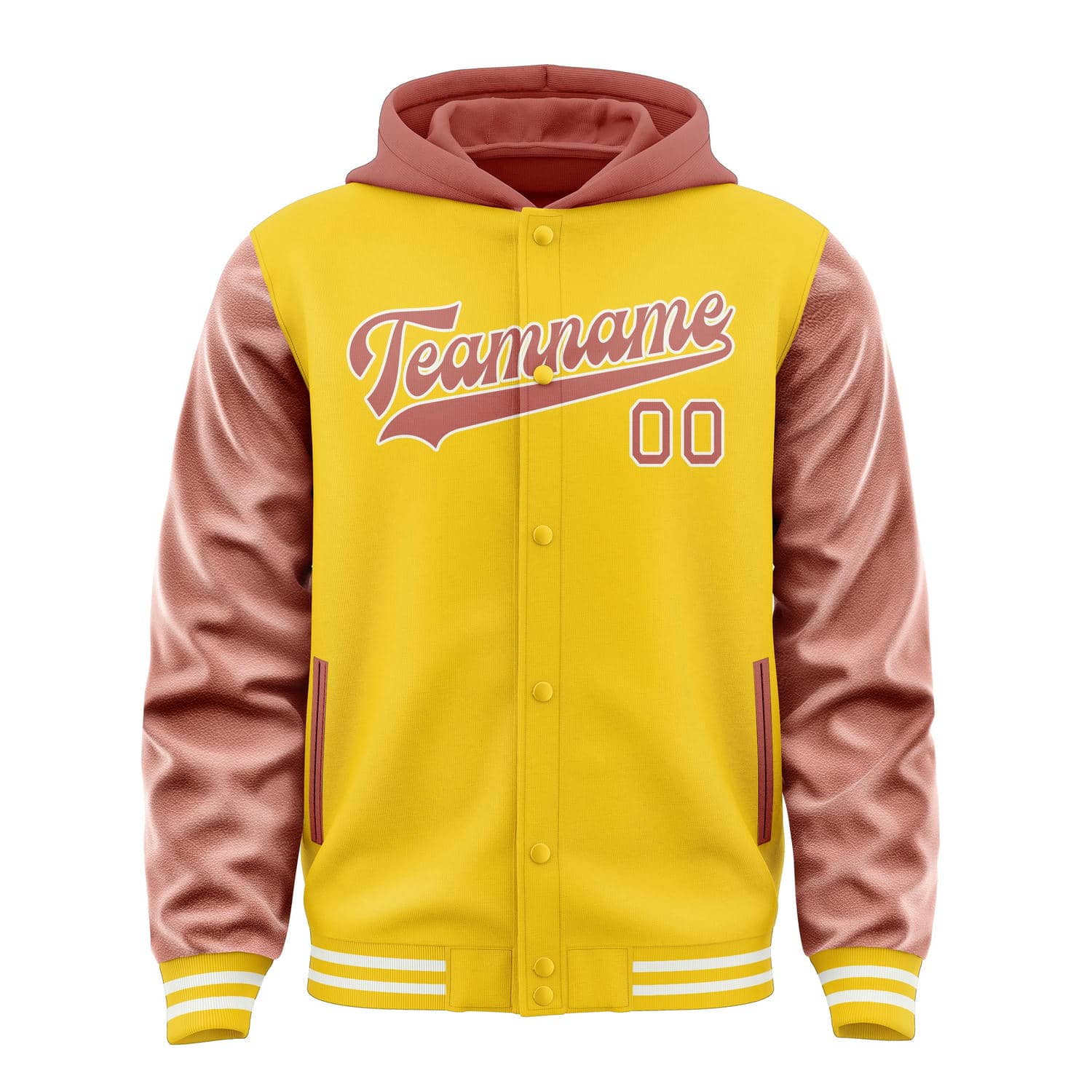 Maßgeschneidertes Gold Kupferrose Jacke