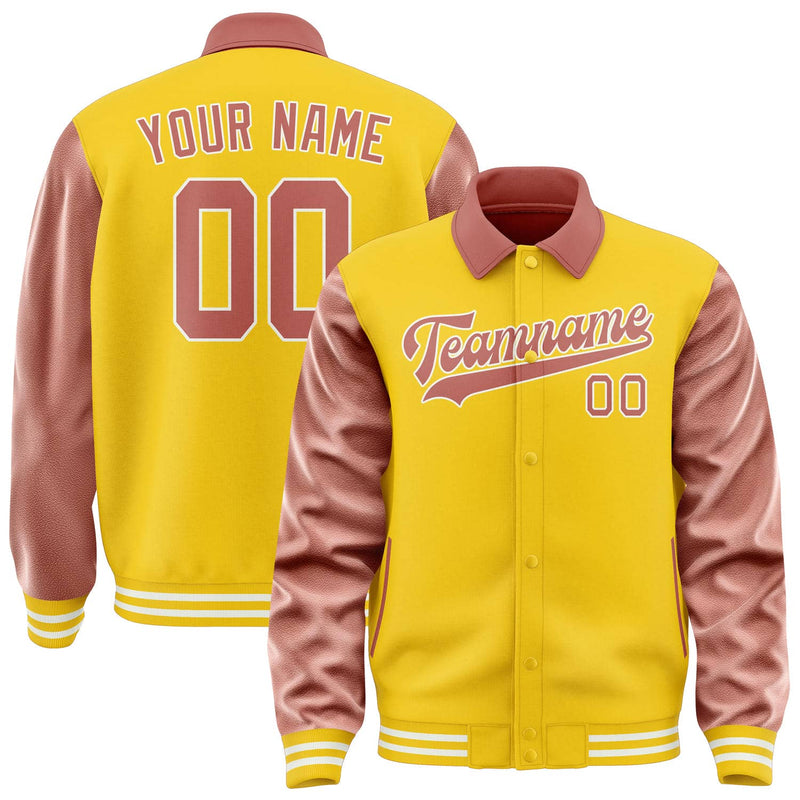 Maßgeschneidertes Gold Kupferrose Jacke JA303029301818292918