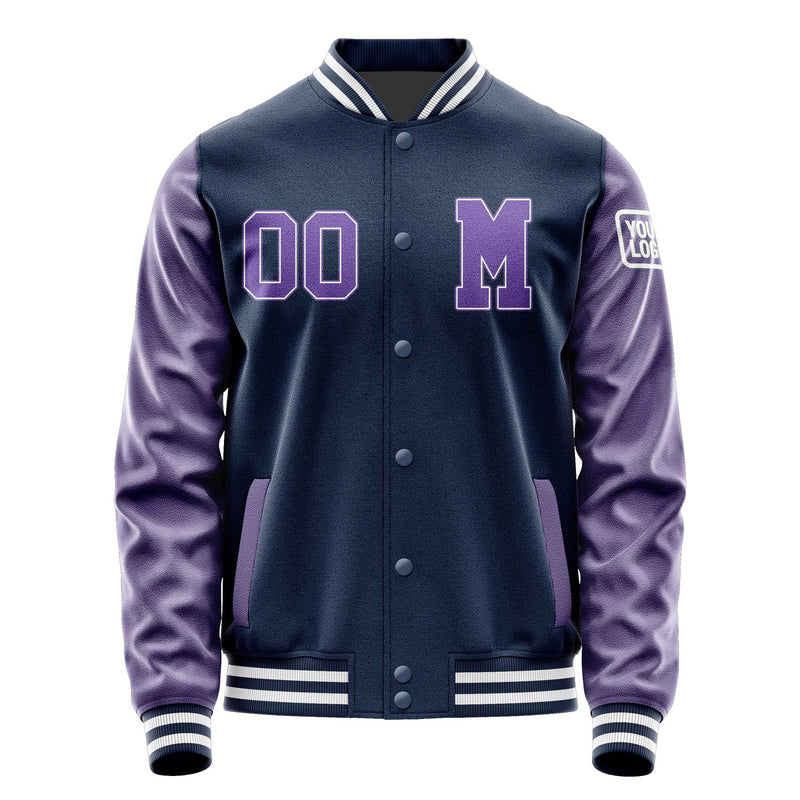 Maßgeschneidertes Marineblau Lavendel Jacke JB1010231018231818