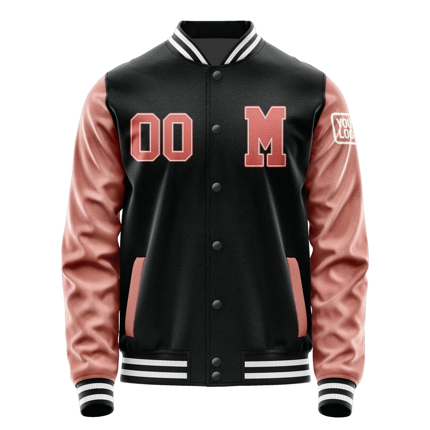 Maßgeschneidertes Schwarz Kupferrose Jacke JB1717291718291818