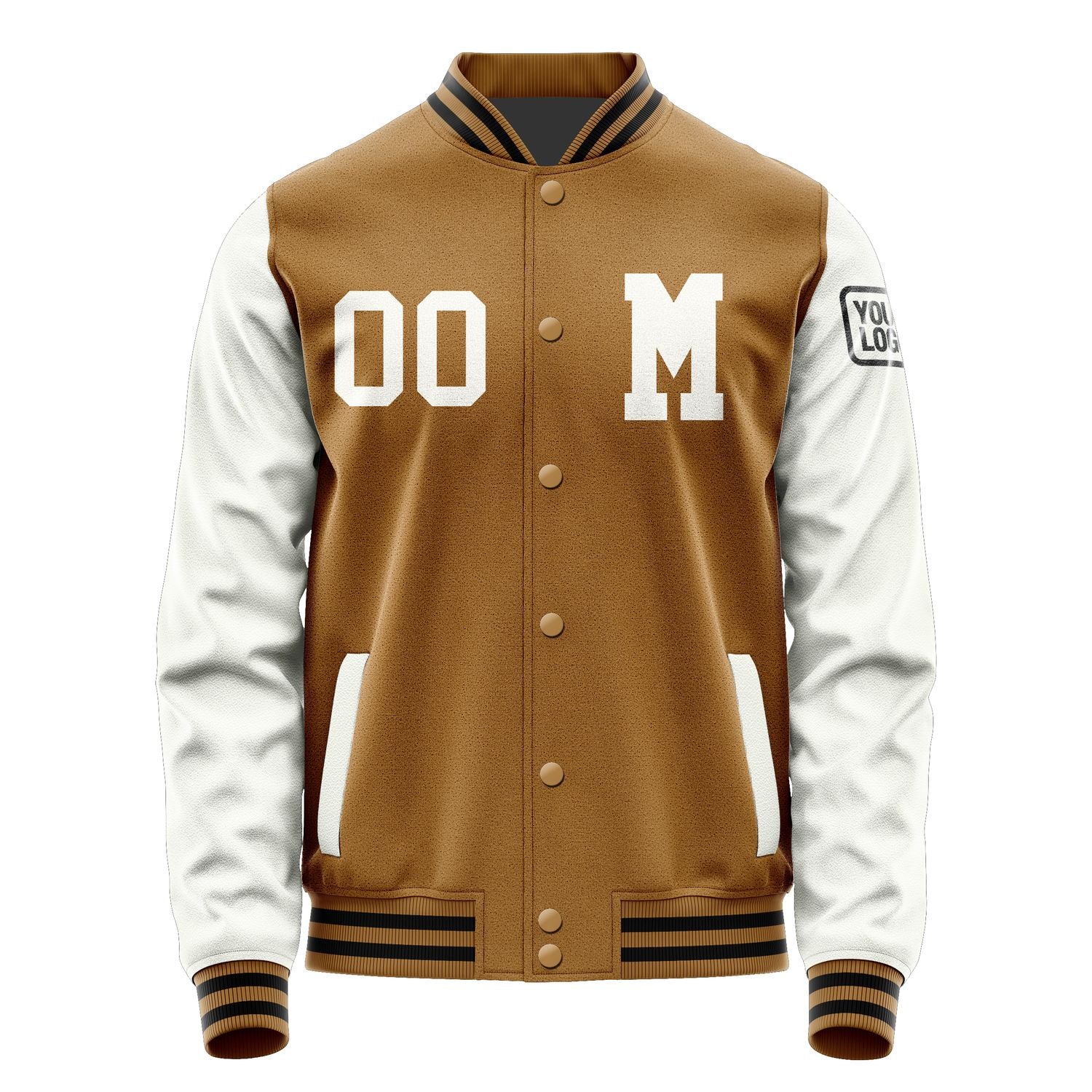 Maßgeschneidertes Khaki Weiß Jacke JB2222182217181817