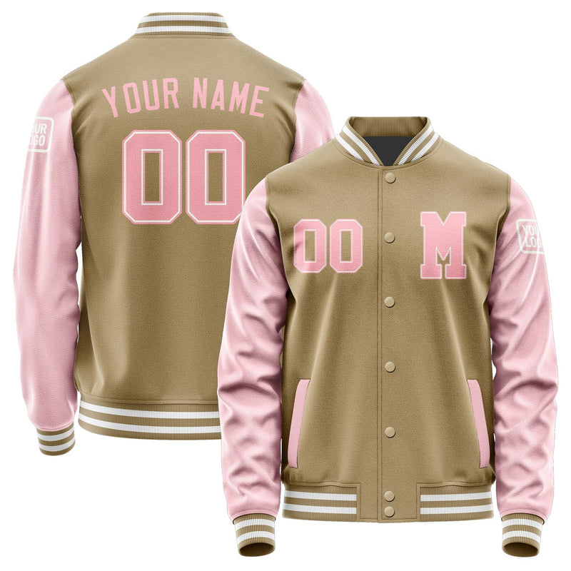 Maßgeschneidertes Hellkhaki Rosa Jacke JB2525212518211818