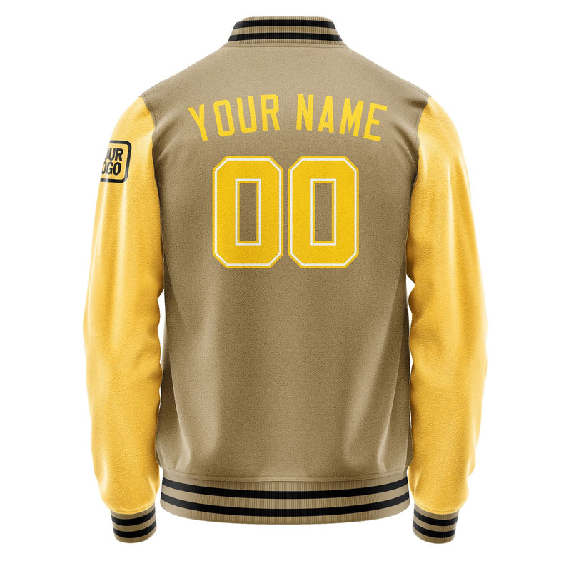 Maßgeschneidertes Hellkhaki Gold Jacke JB2525302517301817