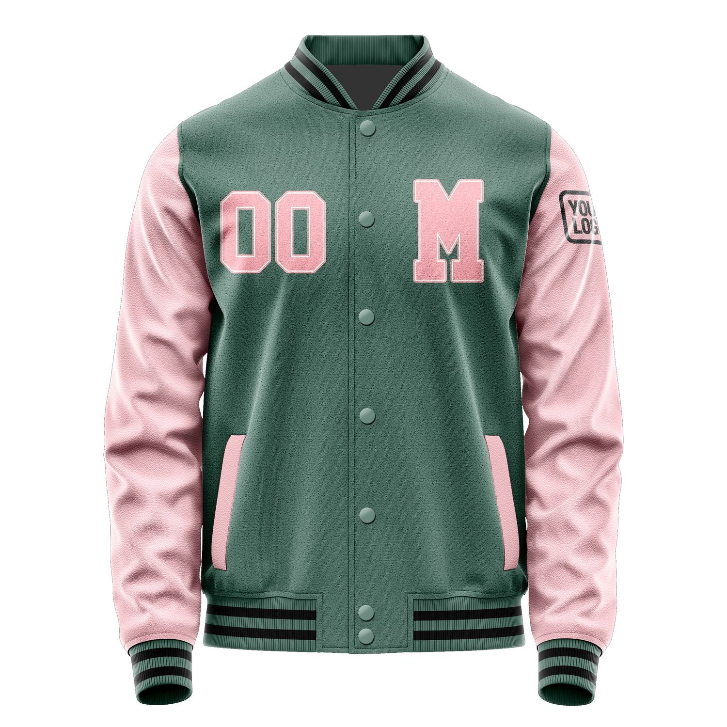 Maßgeschneidertes Blaugrün Rosa Jacke JB2727212717211817