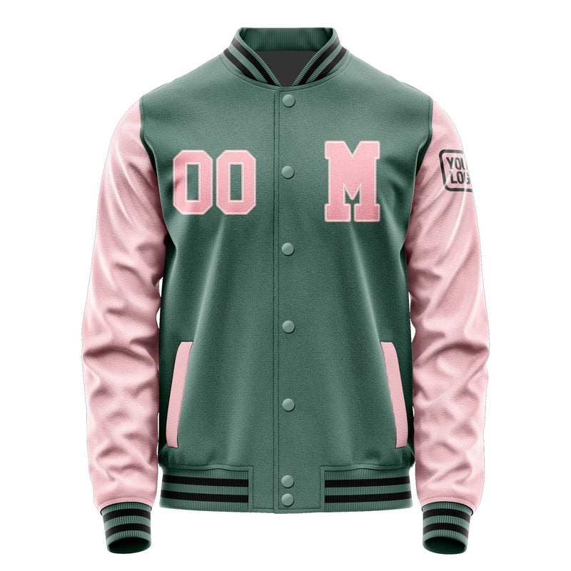 Maßgeschneidertes Blaugrün Rosa Jacke JB2727212717211817