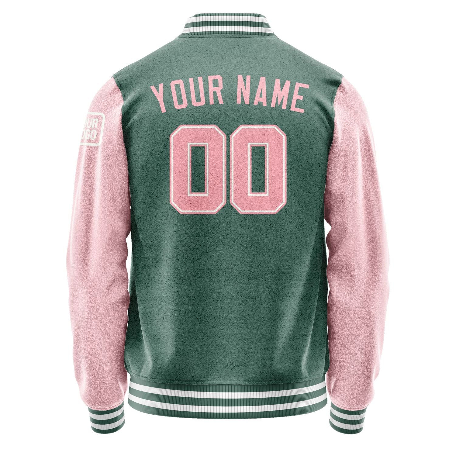Maßgeschneidertes Blaugrün Rosa Jacke JB2727212718211818