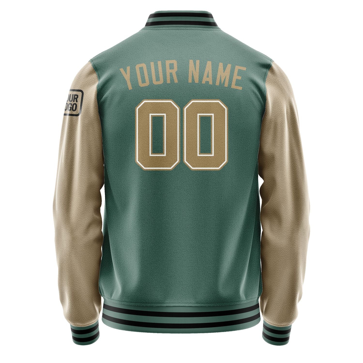 Maßgeschneidertes Blaugrün Hellkhaki Jacke JB2727252717251817