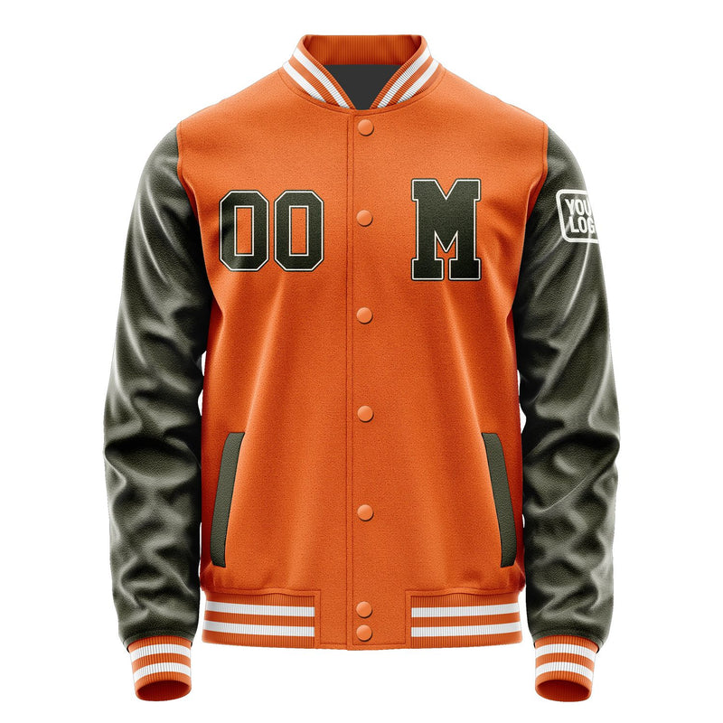 Maßgeschneidertes Orange Dunkles Jacke JB2828022818021818