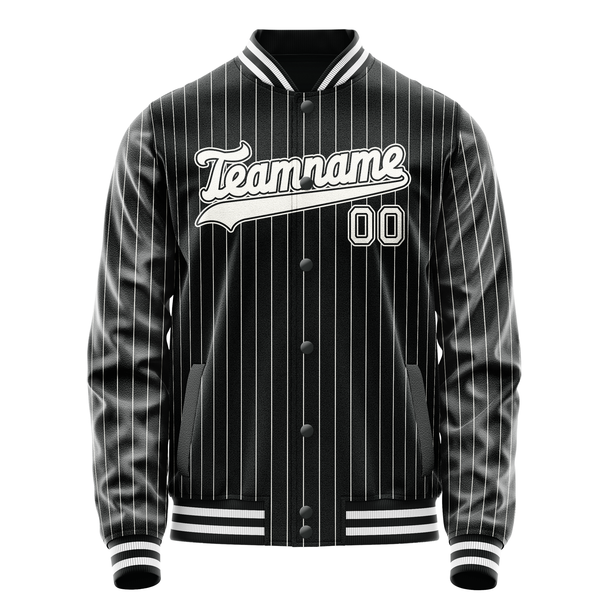 Maßgeschneidertes Schwarz Weiß Jacke