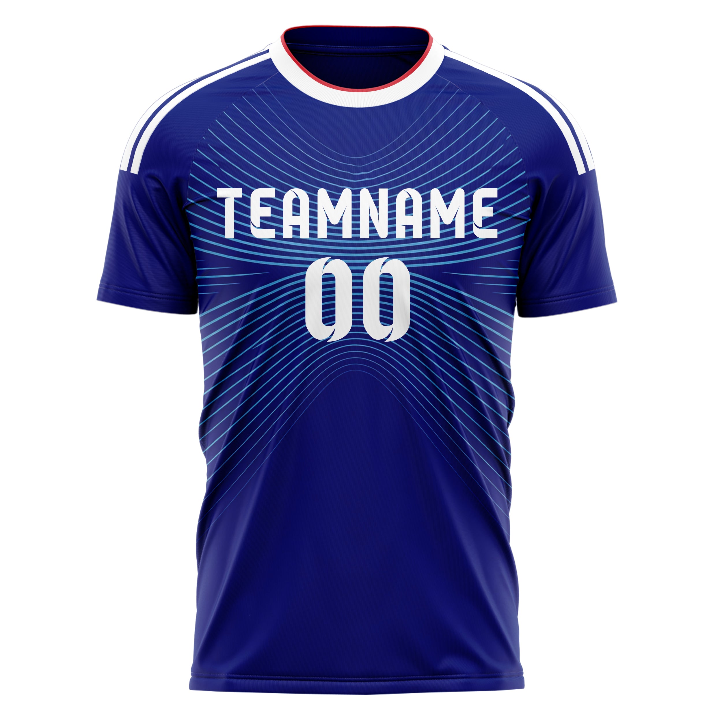 Japan Heim-Fußballtrikot Stil – Mit Wunschname, Nummer und Logo